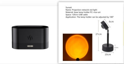 Electric Aroma Diffuser Humidifier For Bedroom With Night Light Home Decor