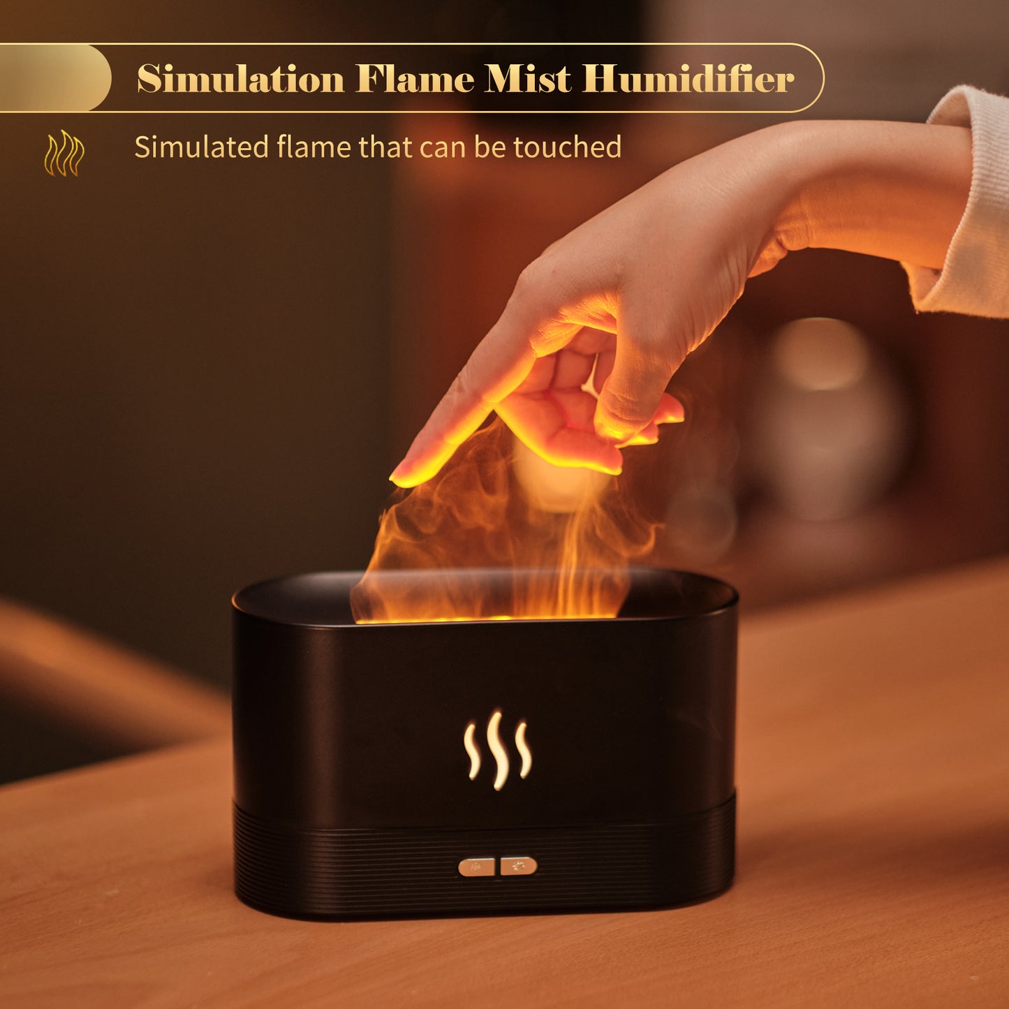 Electric Aroma Diffuser Humidifier For Bedroom With Night Light Home Decor
